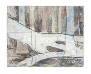 Sion - Acryl en kool op doek 2010